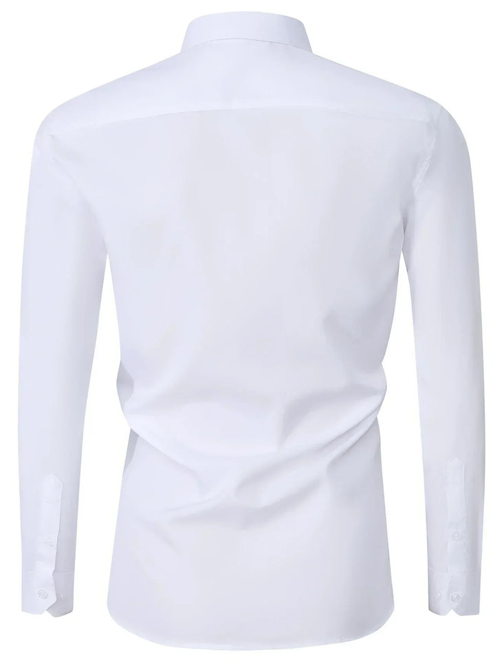 Lenoir™ |  Elegante camisa de manga larga con botones