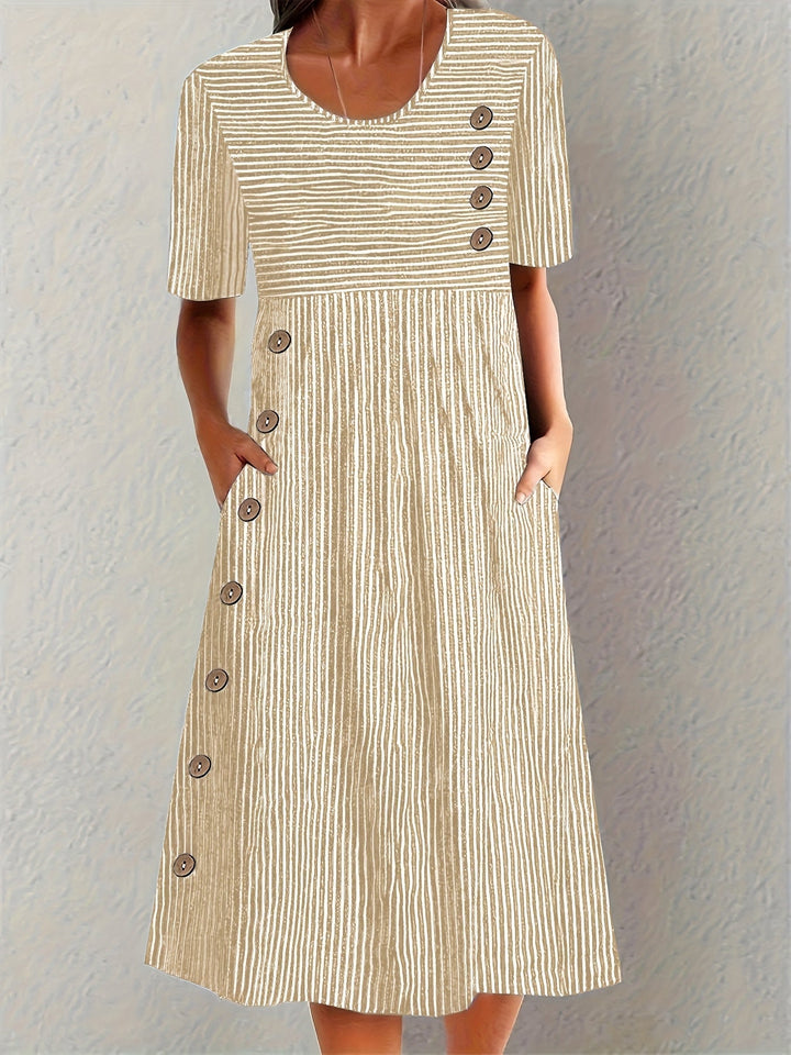 Nicole™ - Vestido de verano a rayas