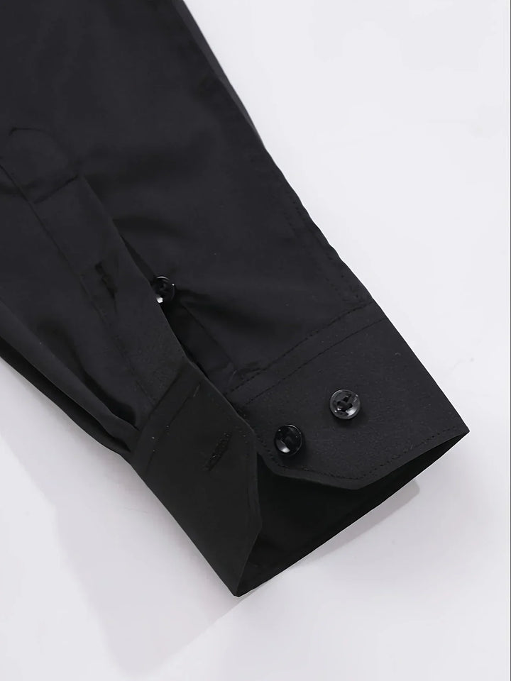 Lenoir™ |  Elegante camisa de manga larga con botones