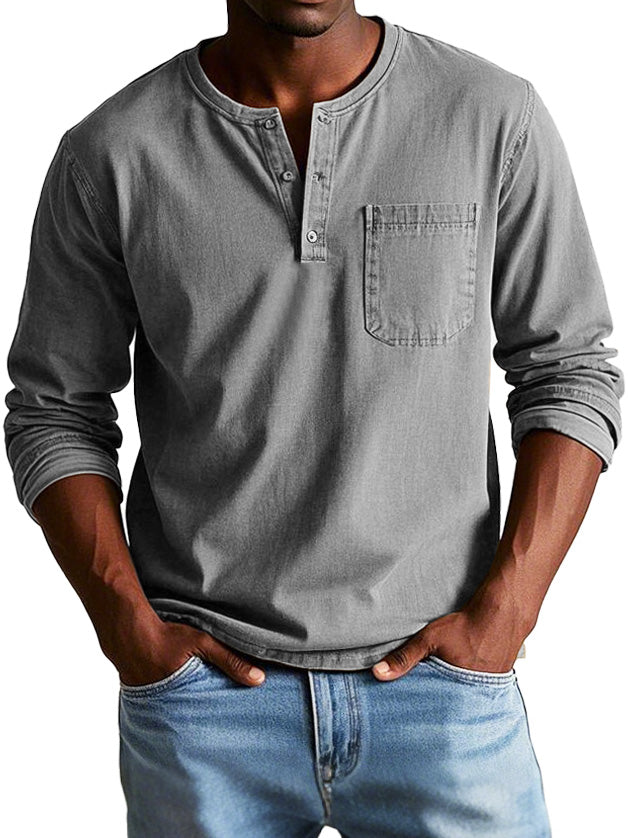 Lenoir™ | Camisa vintage de manga larga