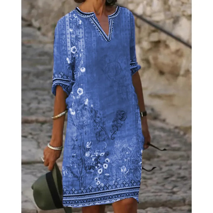 Vestido especial de manga corta y escote en V Manuela™