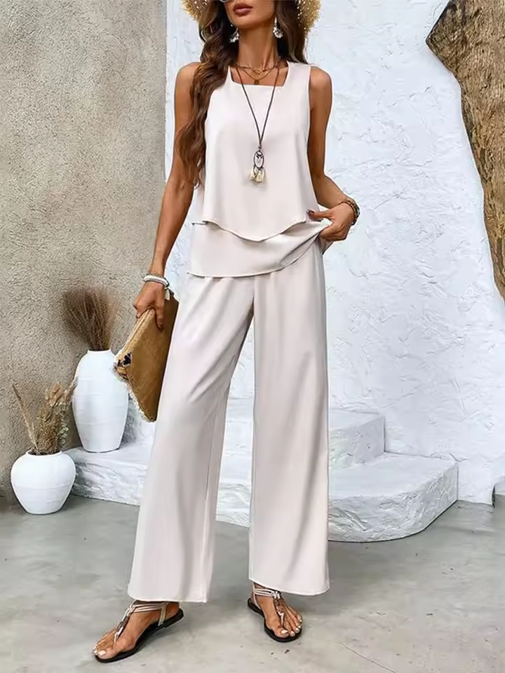 Conjunto de Dos Piezas: Top y Pantalón Almería™