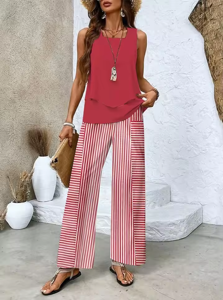 Conjunto de Dos Piezas: Top y Pantalón Almería™