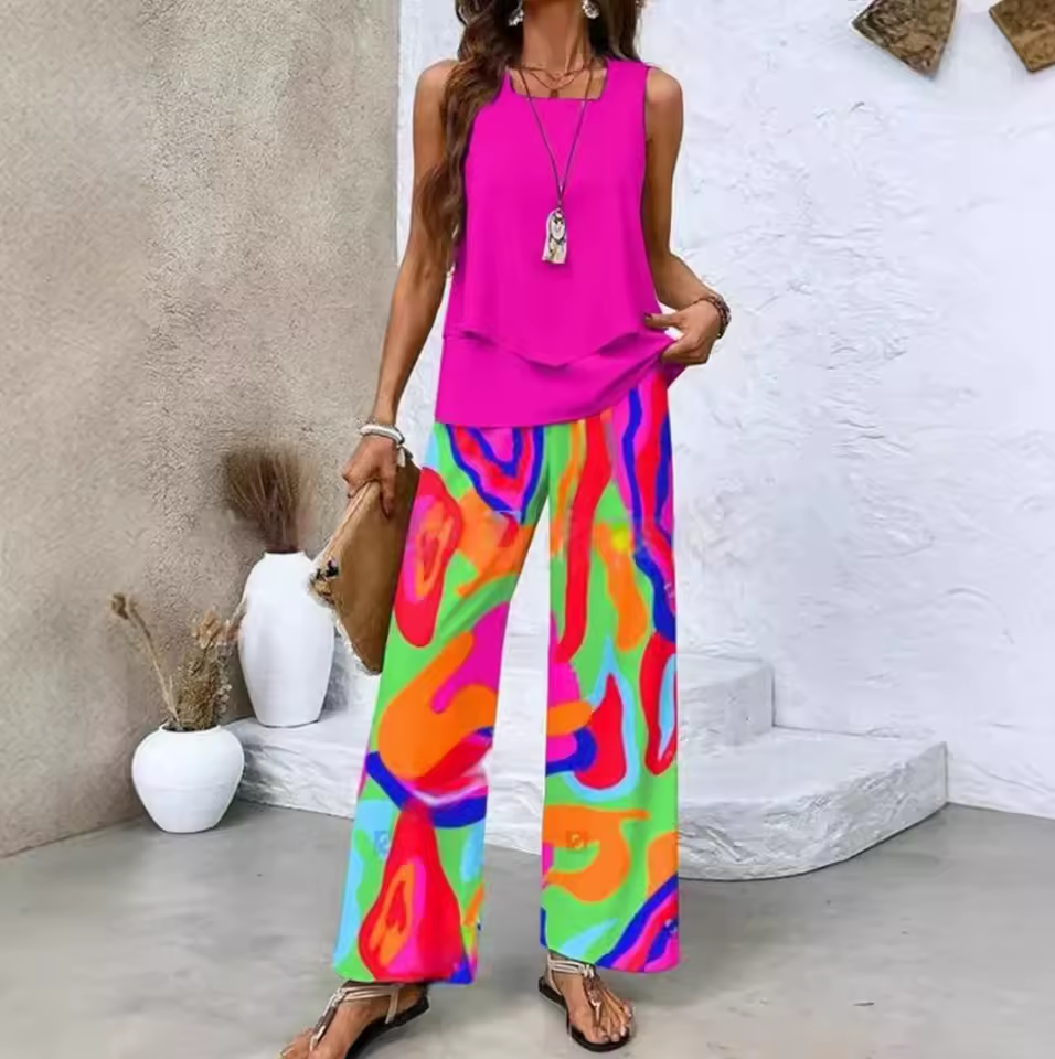Conjunto de Dos Piezas: Top y Pantalón Almería™