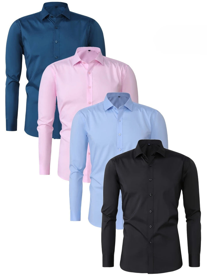 Lenoir™ |  Elegante camisa de manga larga con botones
