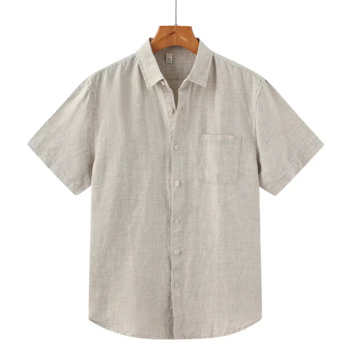 Marrakech | Camisa de lino de manga corta