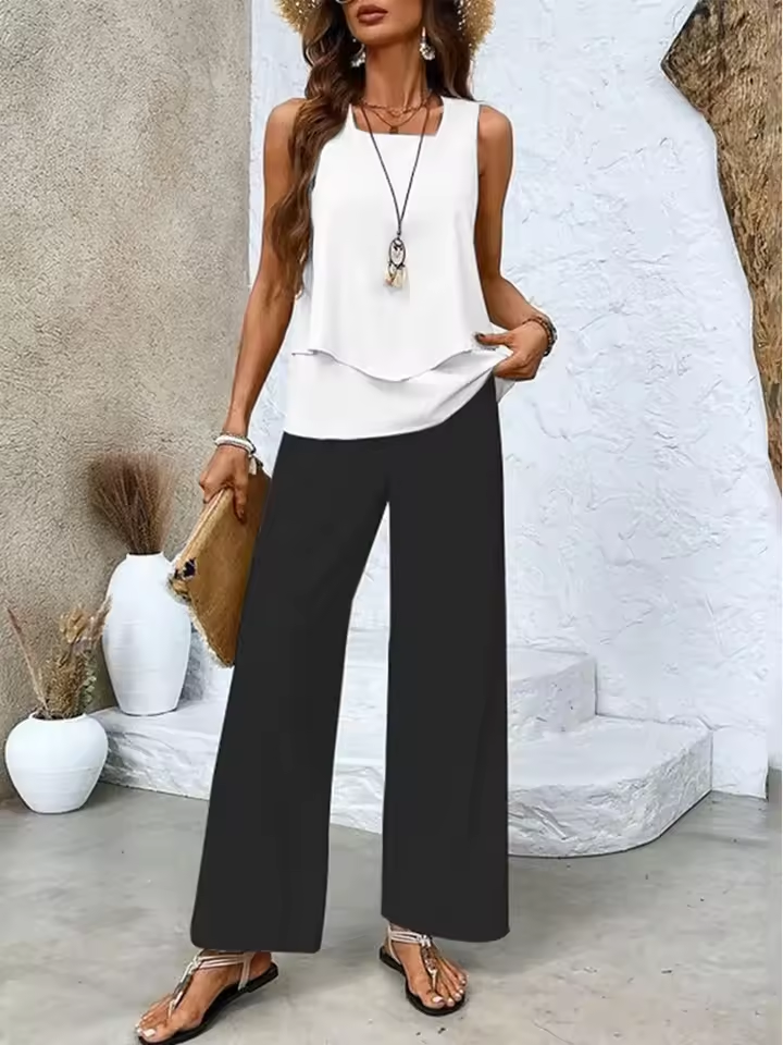 Conjunto de Dos Piezas: Top y Pantalón Almería™