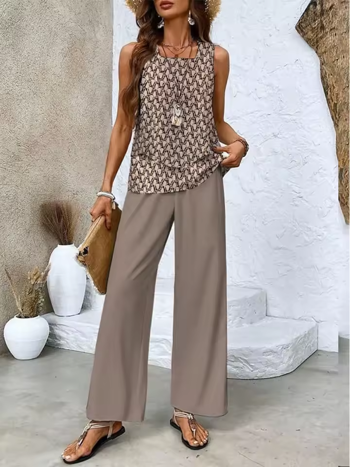 Conjunto de Dos Piezas: Top y Pantalón Almería™