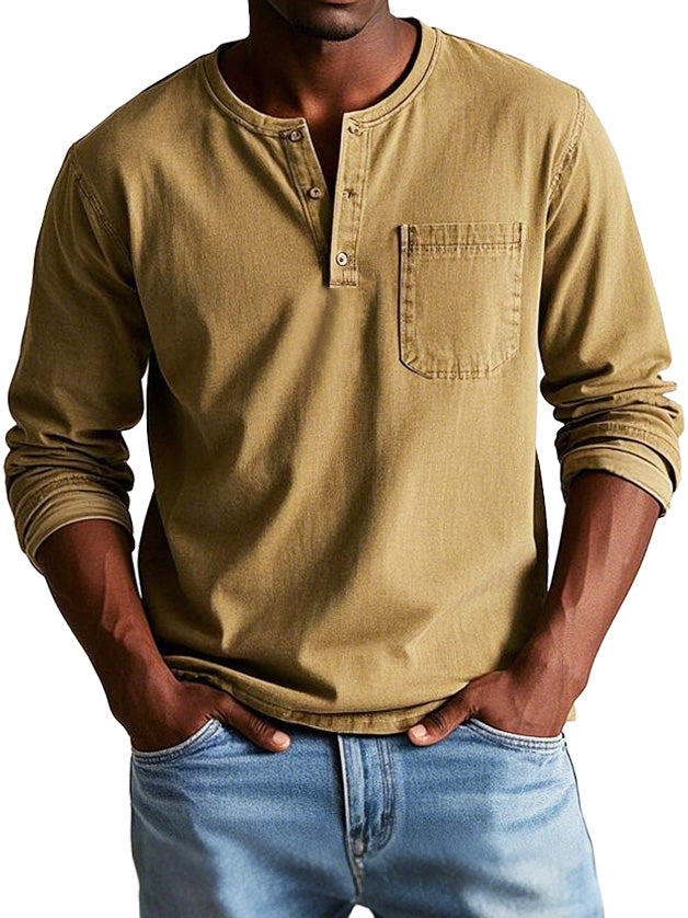 Lenoir™ | Camisa vintage de manga larga