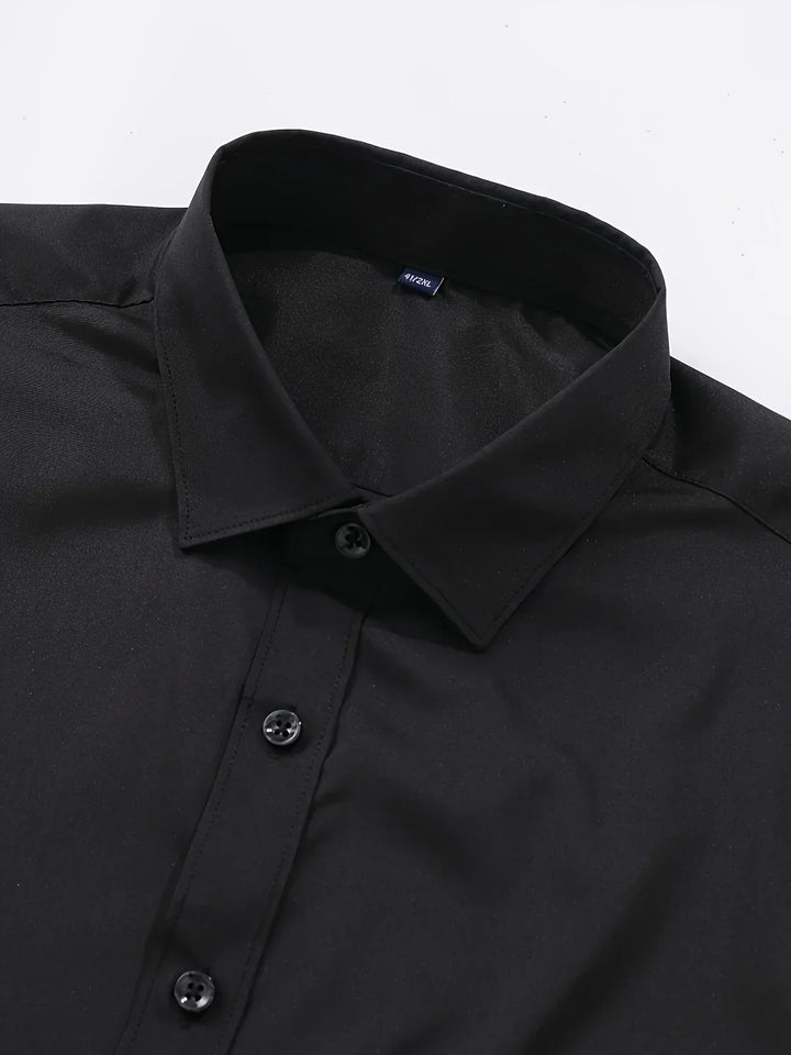 Lenoir™ |  Elegante camisa de manga larga con botones
