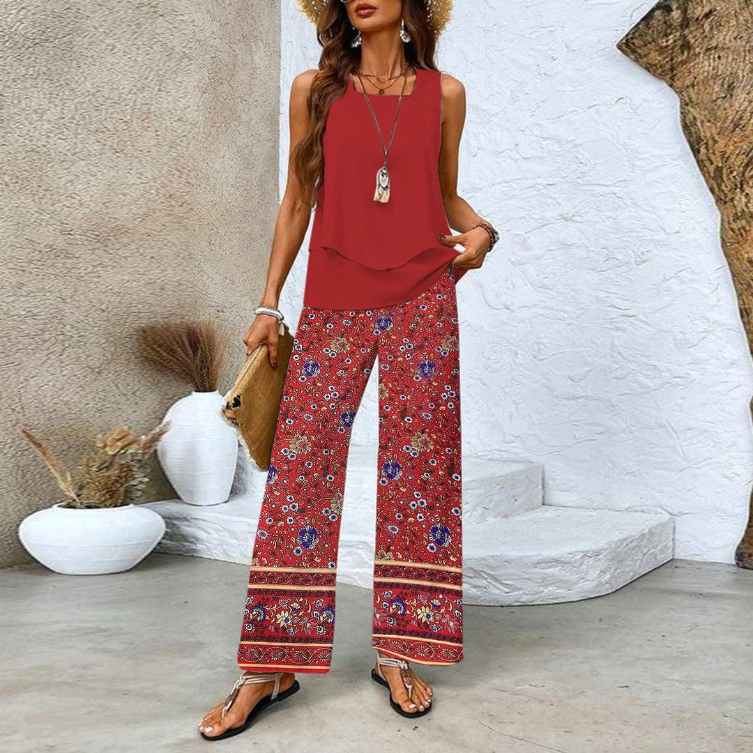 Conjunto de Dos Piezas: Top y Pantalón Almería™