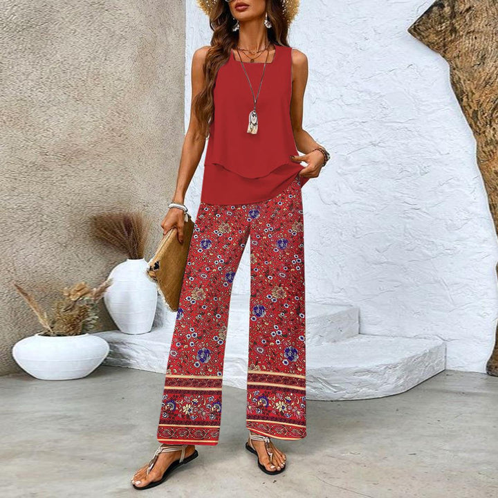 Conjunto de Dos Piezas: Top y Pantalón Almería™