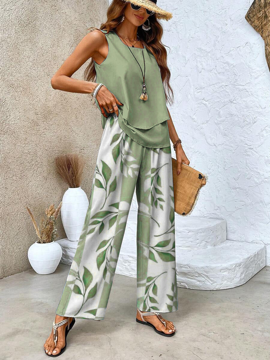 Conjunto de Dos Piezas: Top y Pantalón Almería™
