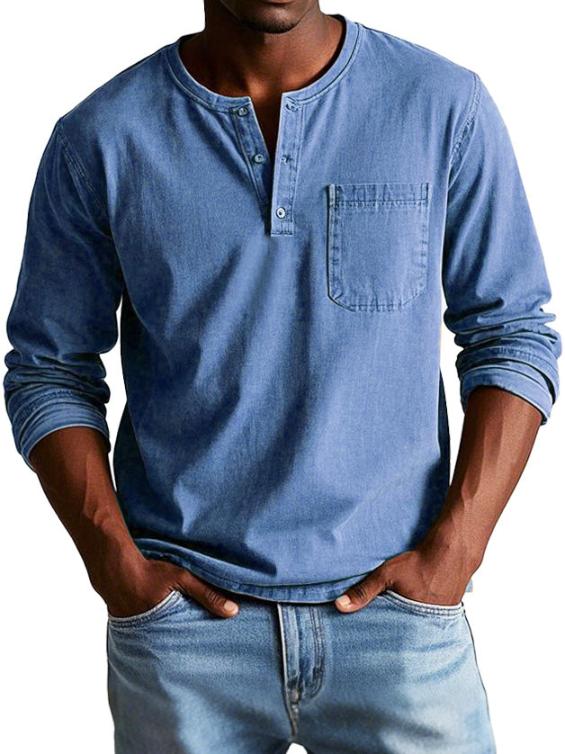 Lenoir™ | Camisa vintage de manga larga