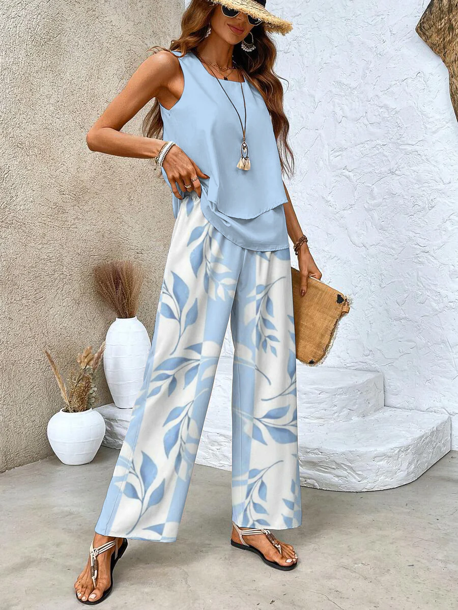 Conjunto de Dos Piezas: Top y Pantalón Almería™