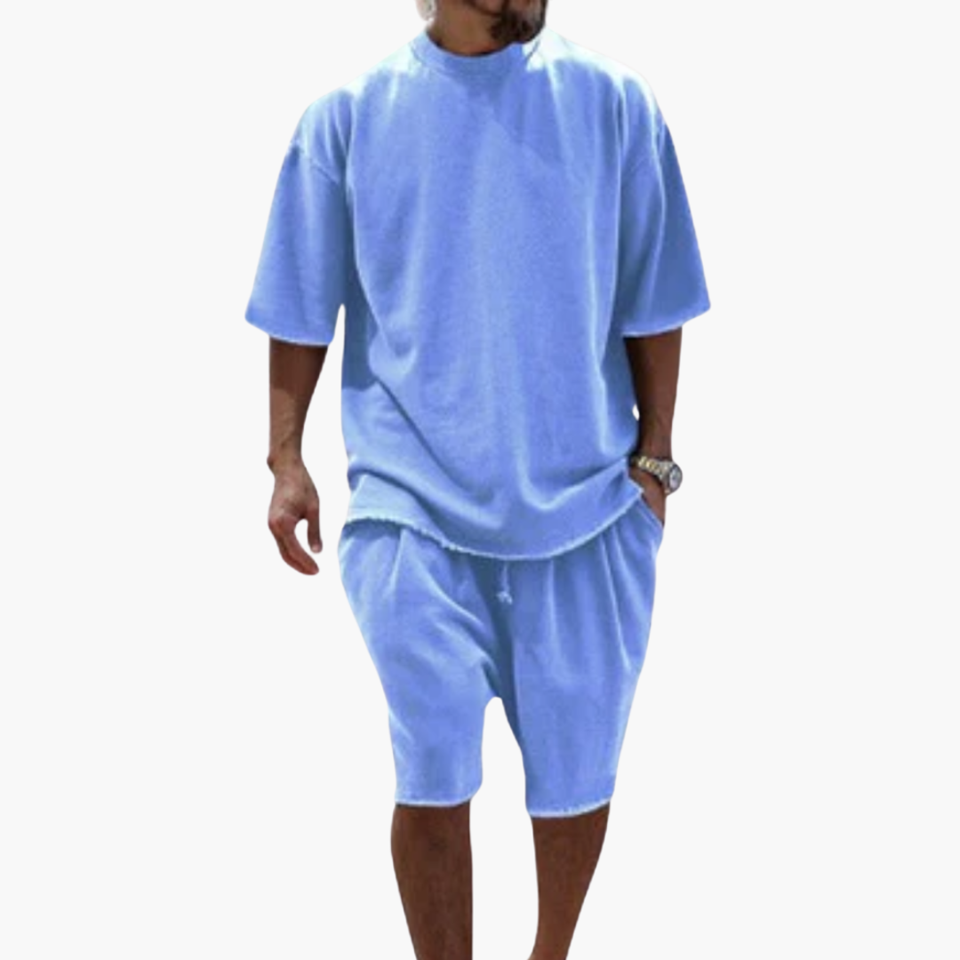 Conjunto Mathias con camiseta y pantalón corto informal