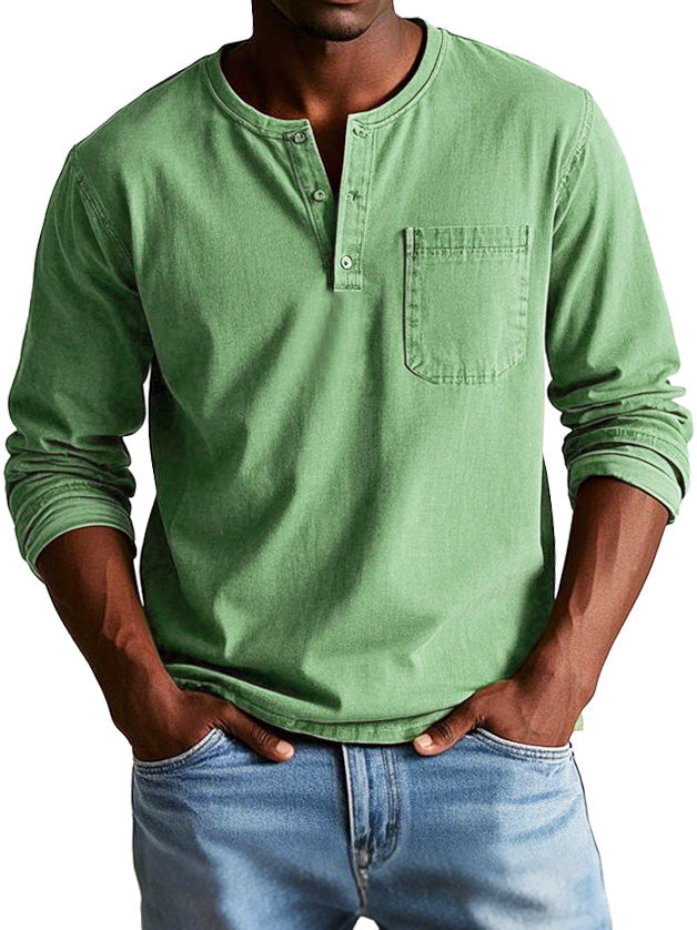 Lenoir™ | Camisa vintage de manga larga
