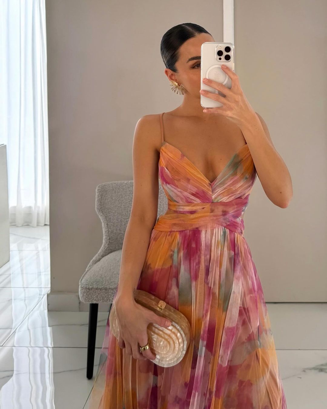 Vestido con estampado floral Aluna™