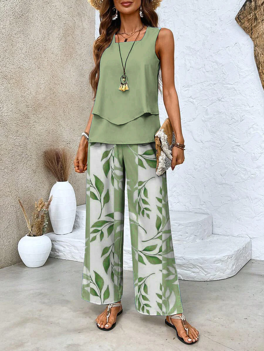 Conjunto de Dos Piezas: Top y Pantalón Almería™