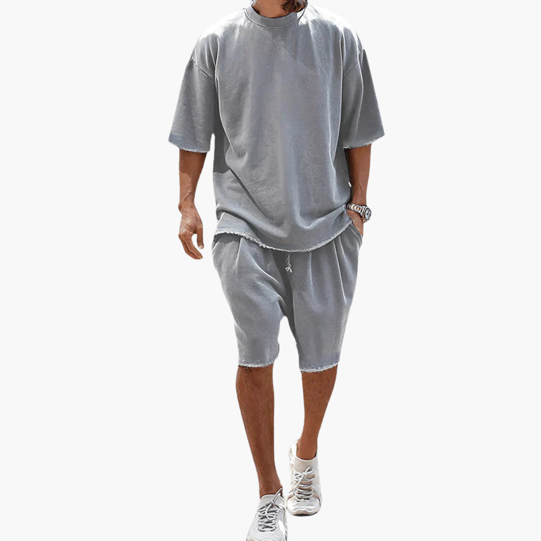 Conjunto Mathias con camiseta y pantalón corto informal