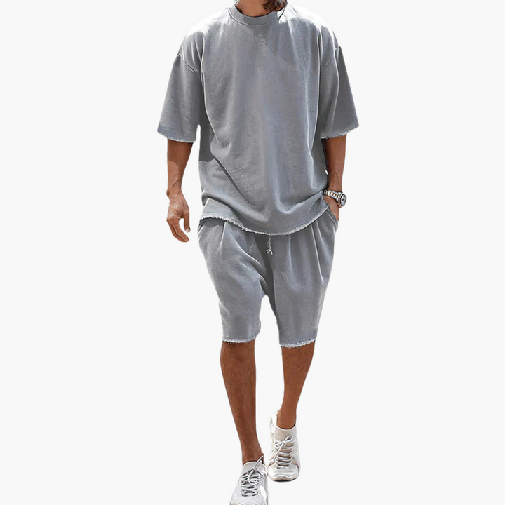Conjunto Mathias con camiseta y pantalón corto informal