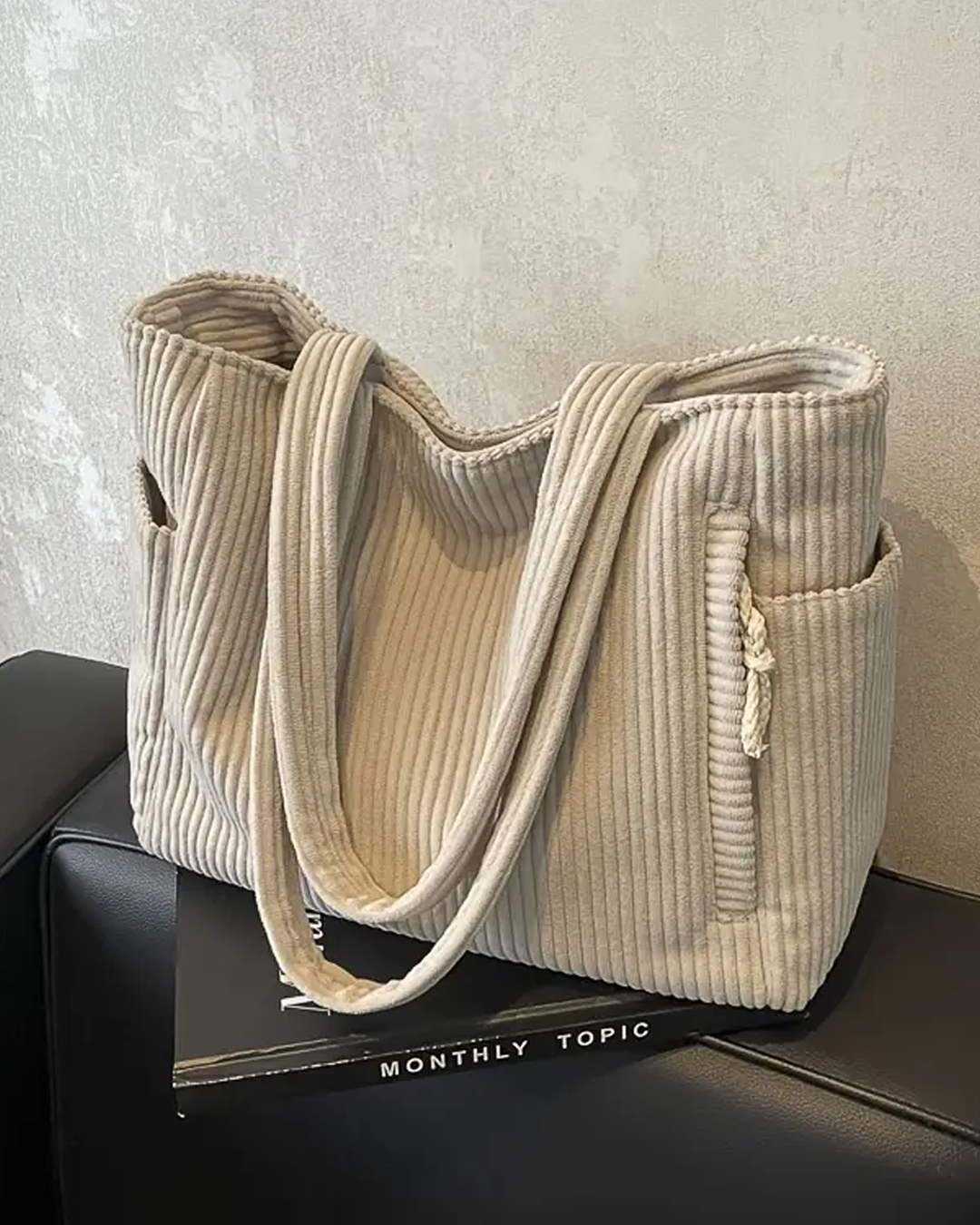 Bolsa acanalada de cordón Tilda™