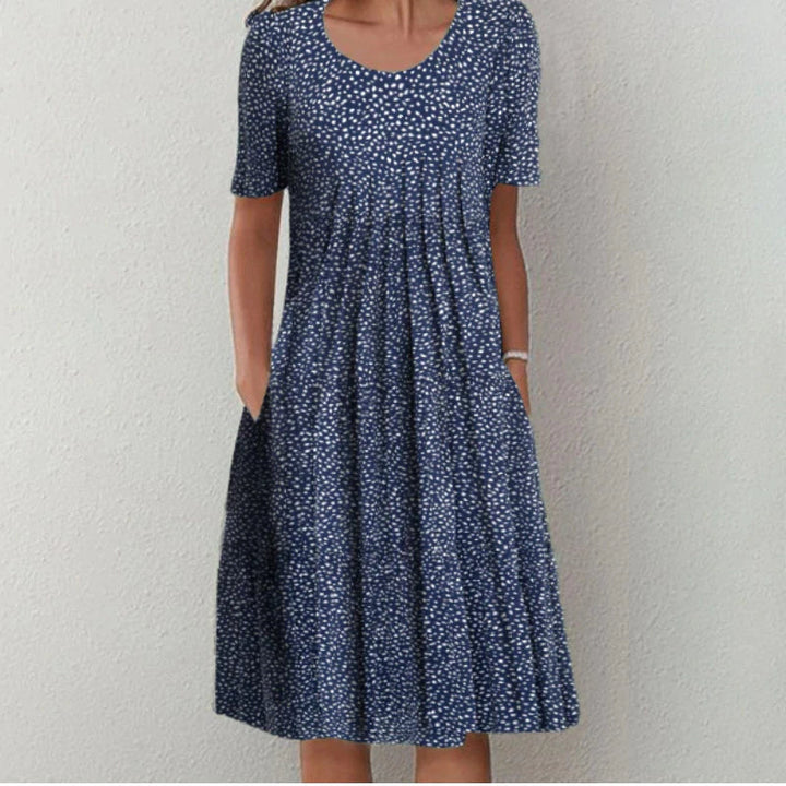 Diana™ - Vestido floral con estilo y casual con bolsillos