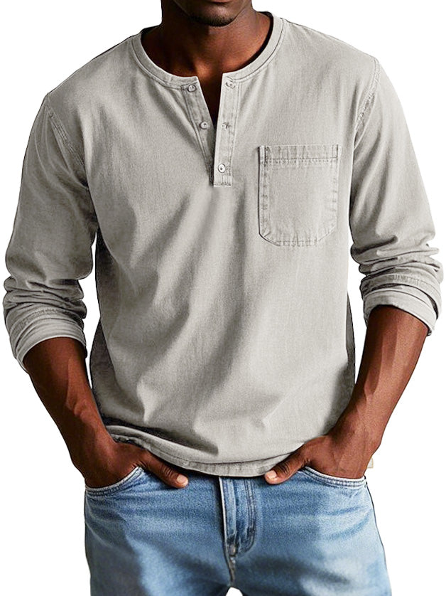 Lenoir™ | Camisa vintage de manga larga