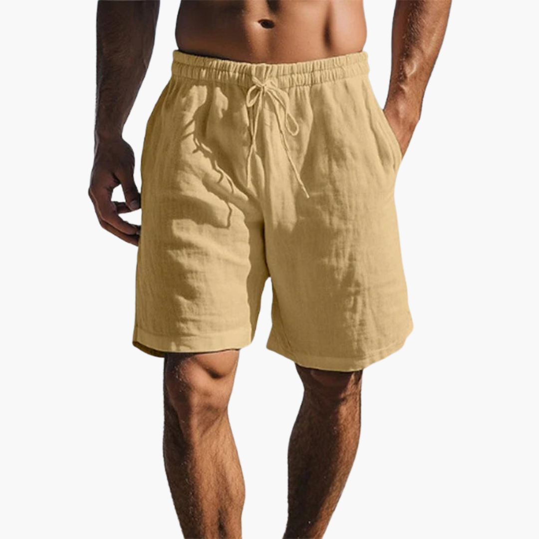 Pantalones cortos con cordón para caballero - cómodos y ligeros