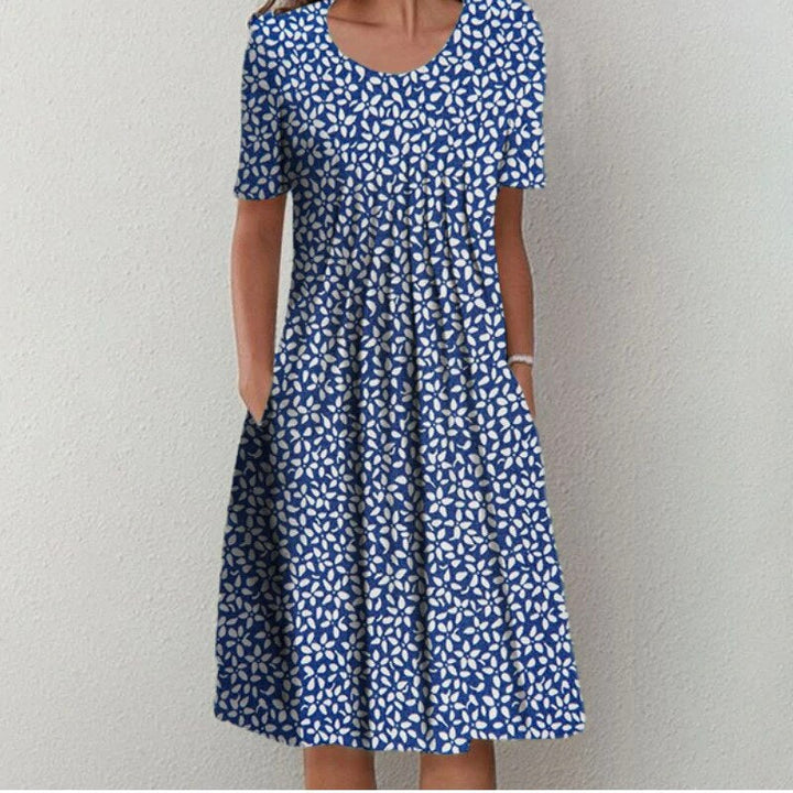 Diana™ - Vestido floral con estilo y casual con bolsillos