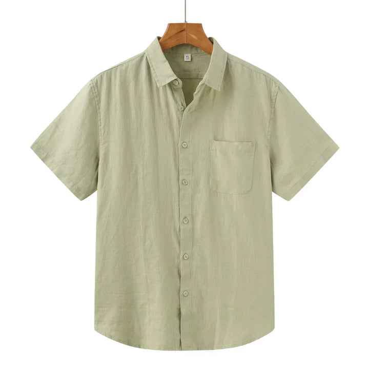 Marrakech | Camisa de lino de manga corta