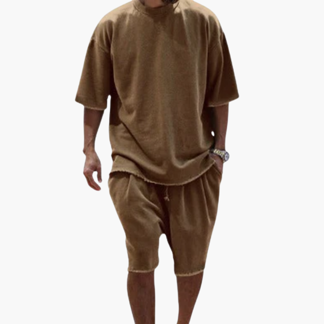 Conjunto Mathias con camiseta y pantalón corto informal