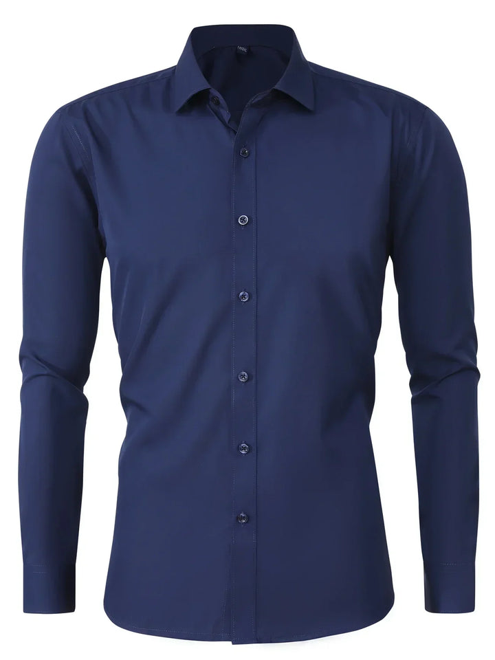 Lenoir™ |  Elegante camisa de manga larga con botones