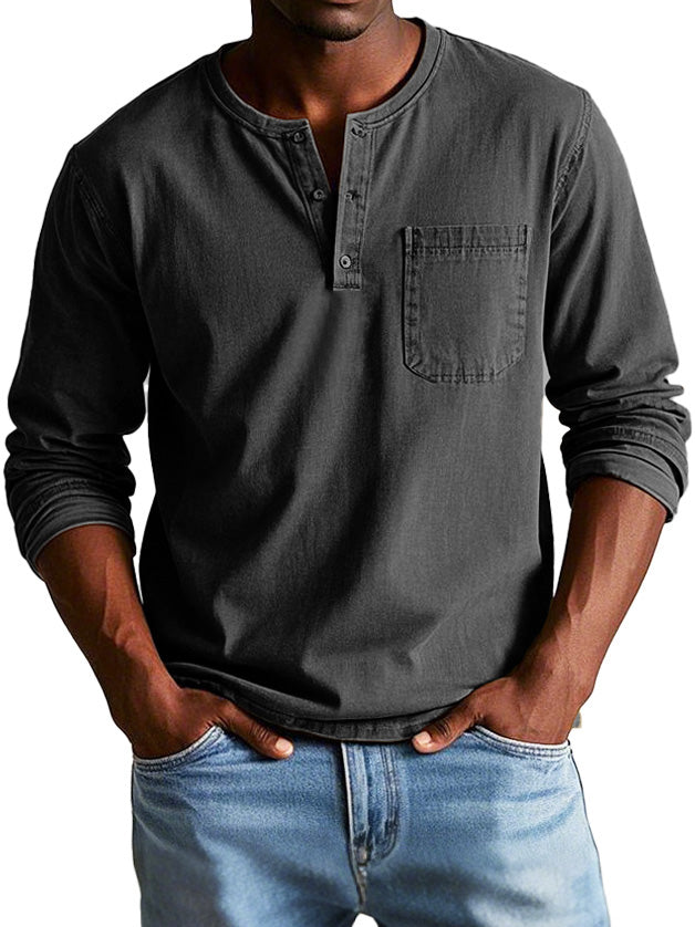 Lenoir™ | Camisa vintage de manga larga