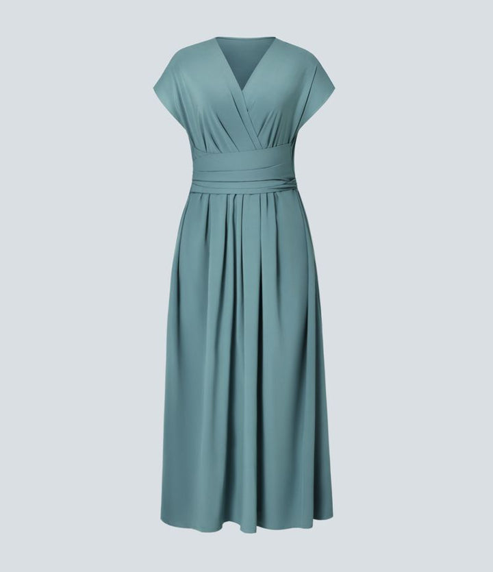 Vestido con cintura alta Seda™