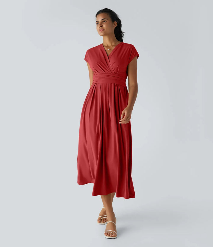 Vestido con cintura alta Seda™
