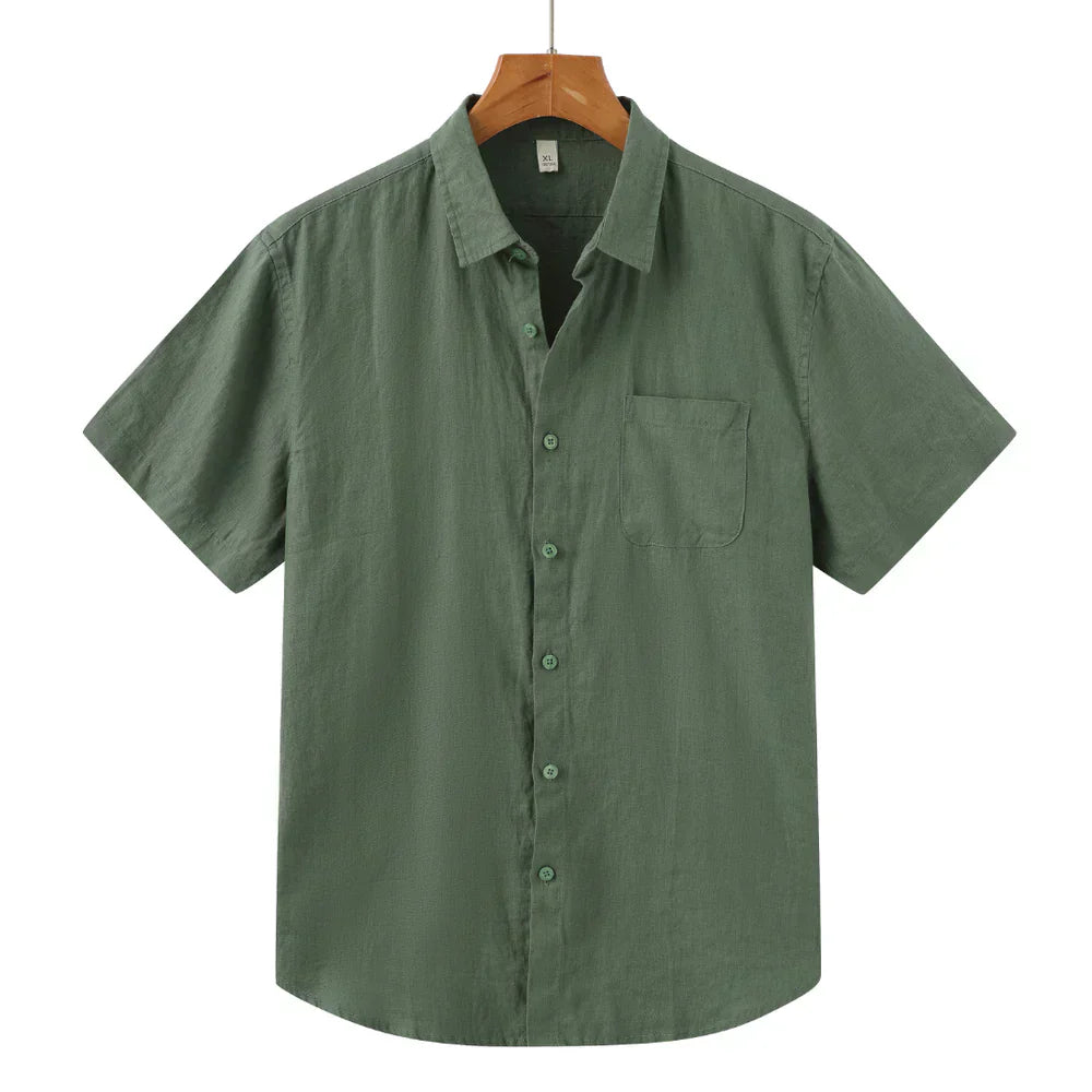Marrakech | Camisa de lino de manga corta