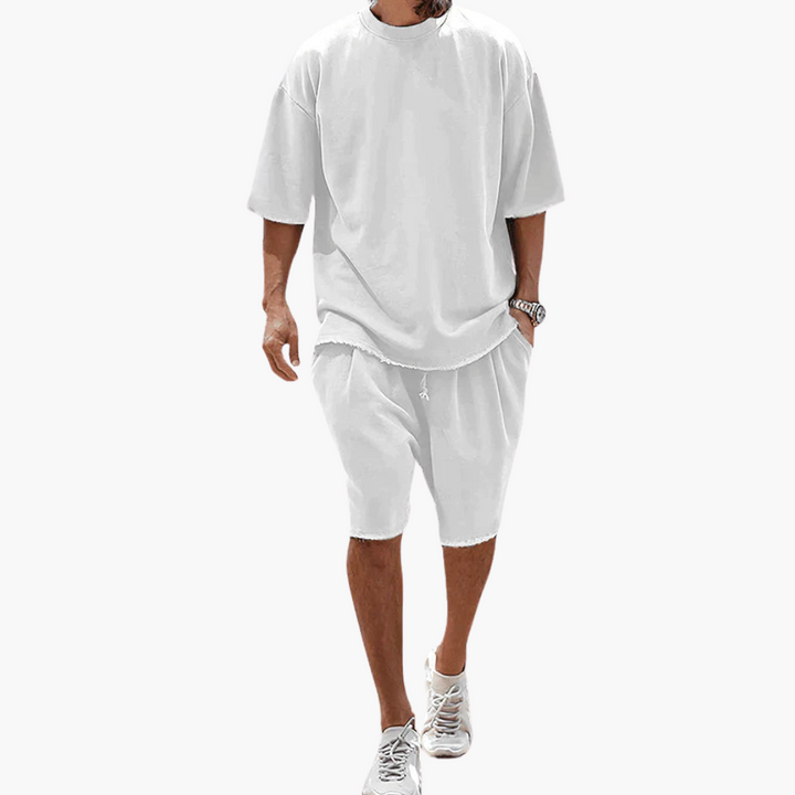 Conjunto Mathias con camiseta y pantalón corto informal