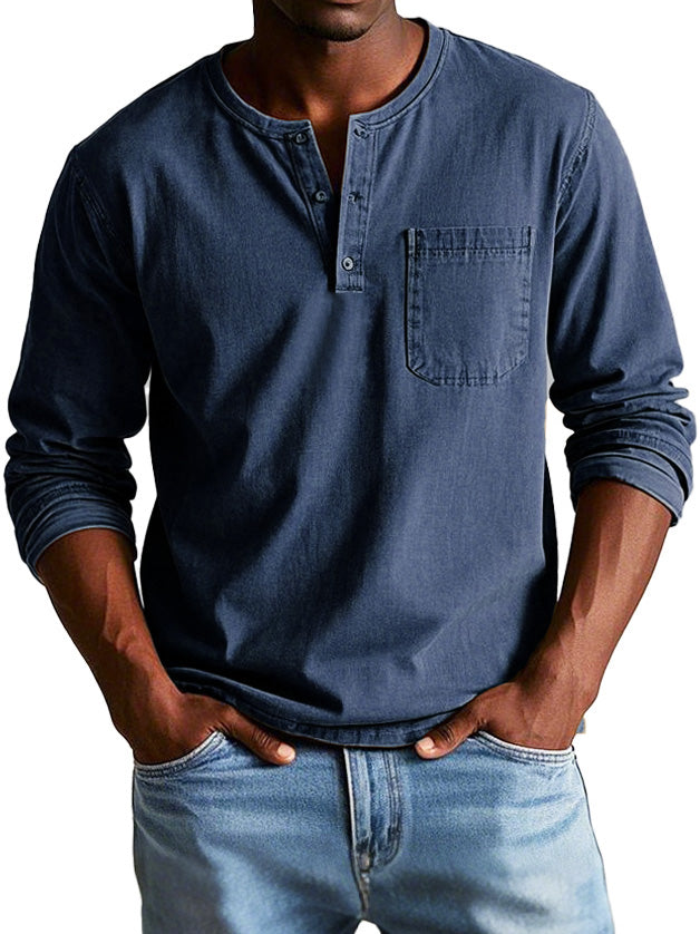 Lenoir™ | Camisa vintage de manga larga