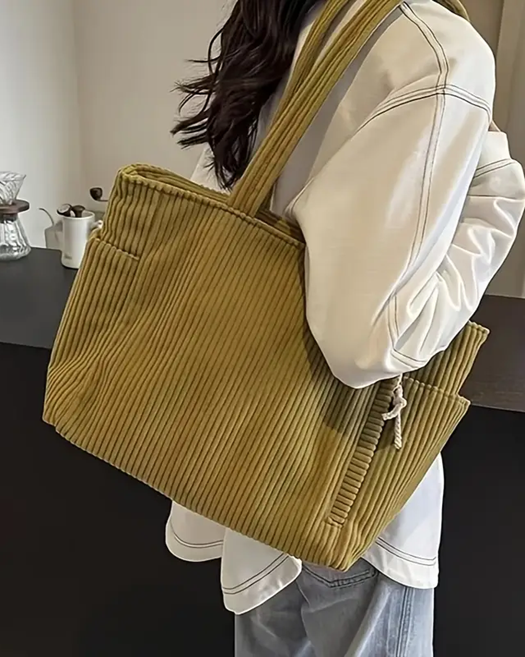 Bolsa acanalada de cordón Tilda™