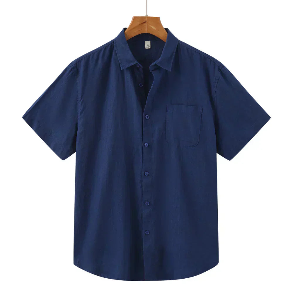 Marrakech | Camisa de lino de manga corta
