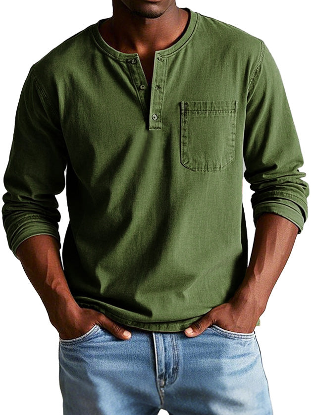 Lenoir™ | Camisa vintage de manga larga