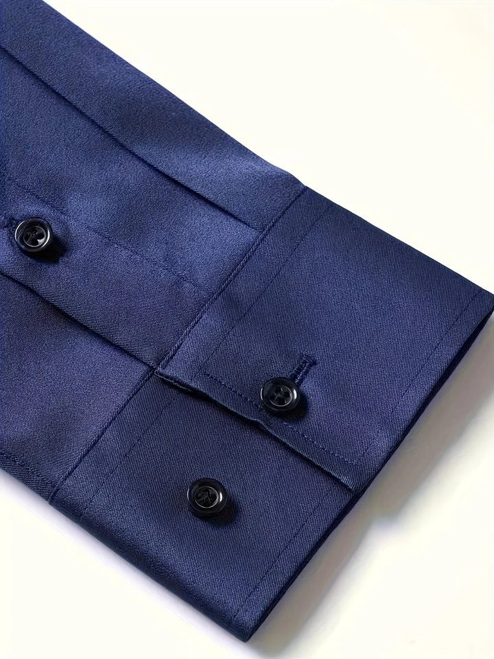Lenoir™ |  Elegante camisa de manga larga con botones