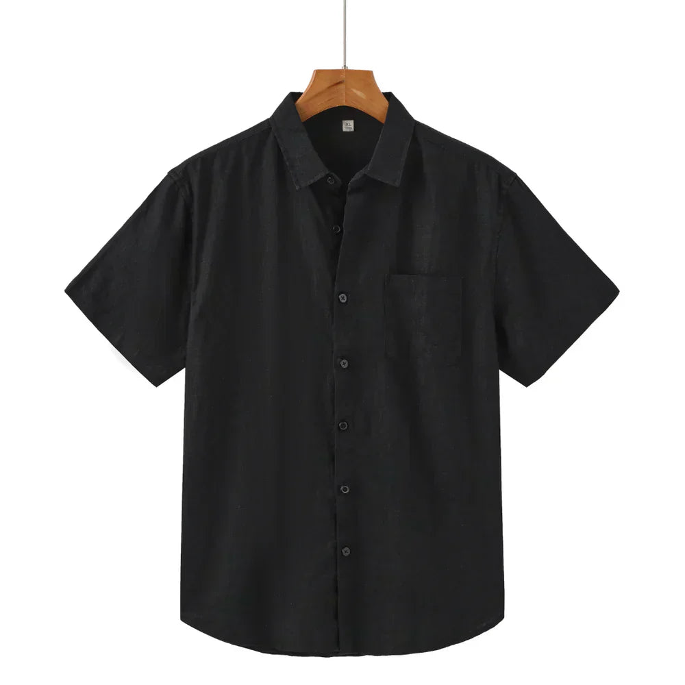 Marrakech | Camisa de lino de manga corta