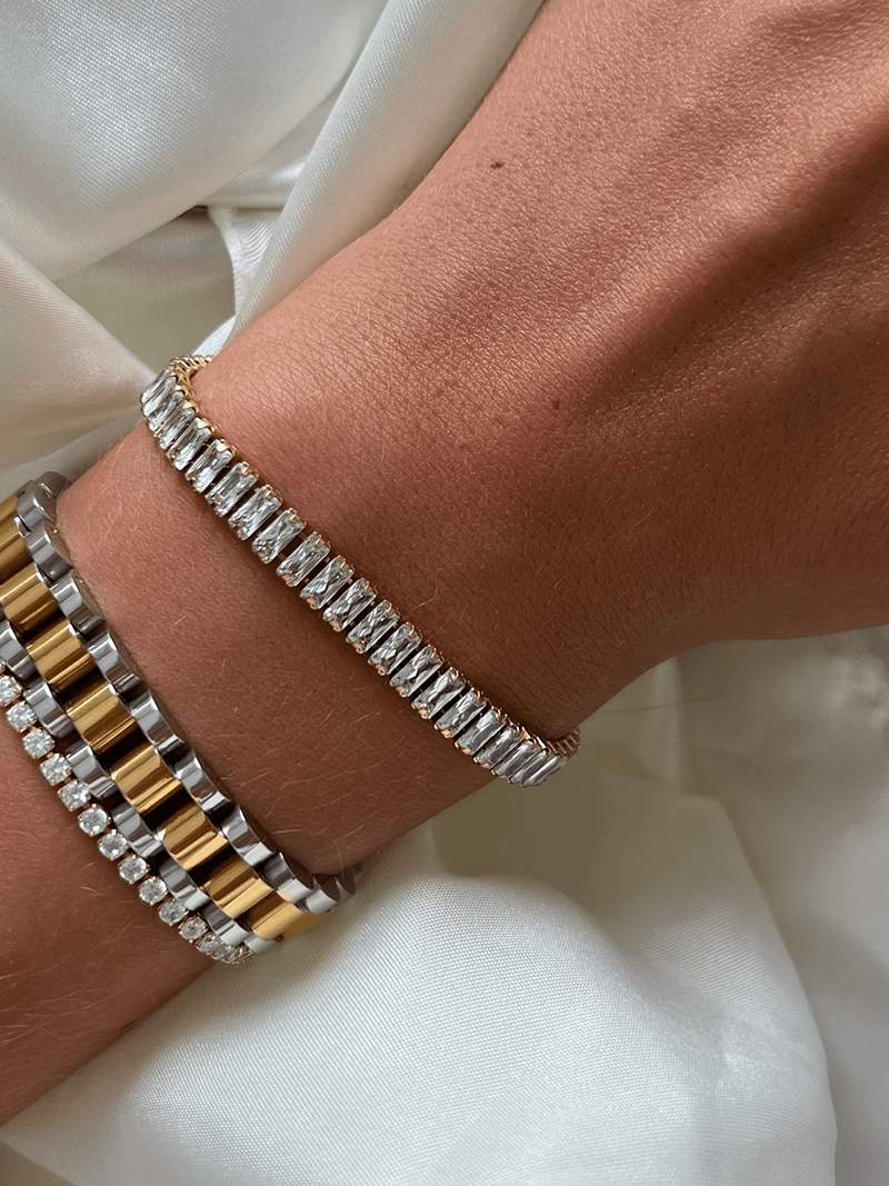 Pulsera Rivière Baguette