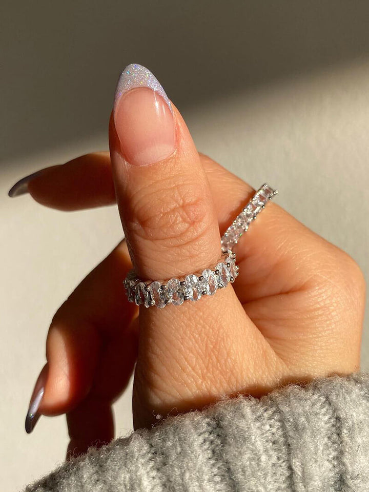 Anillo talla oval