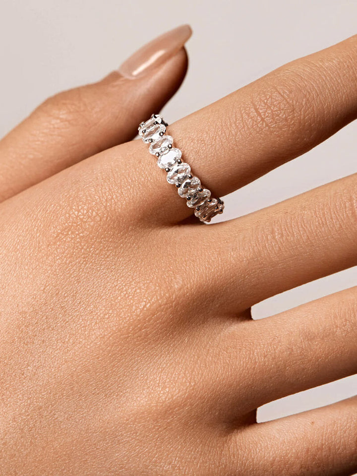 Anillo talla oval