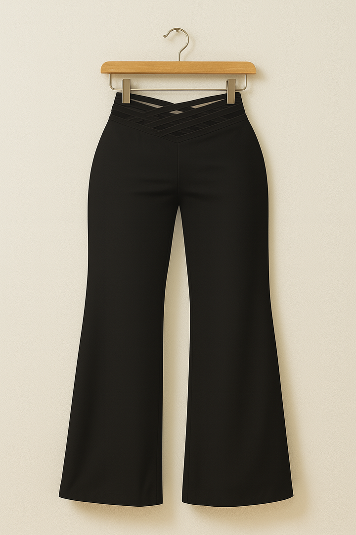 Pantalón acampanado Beatrix con cintura alta