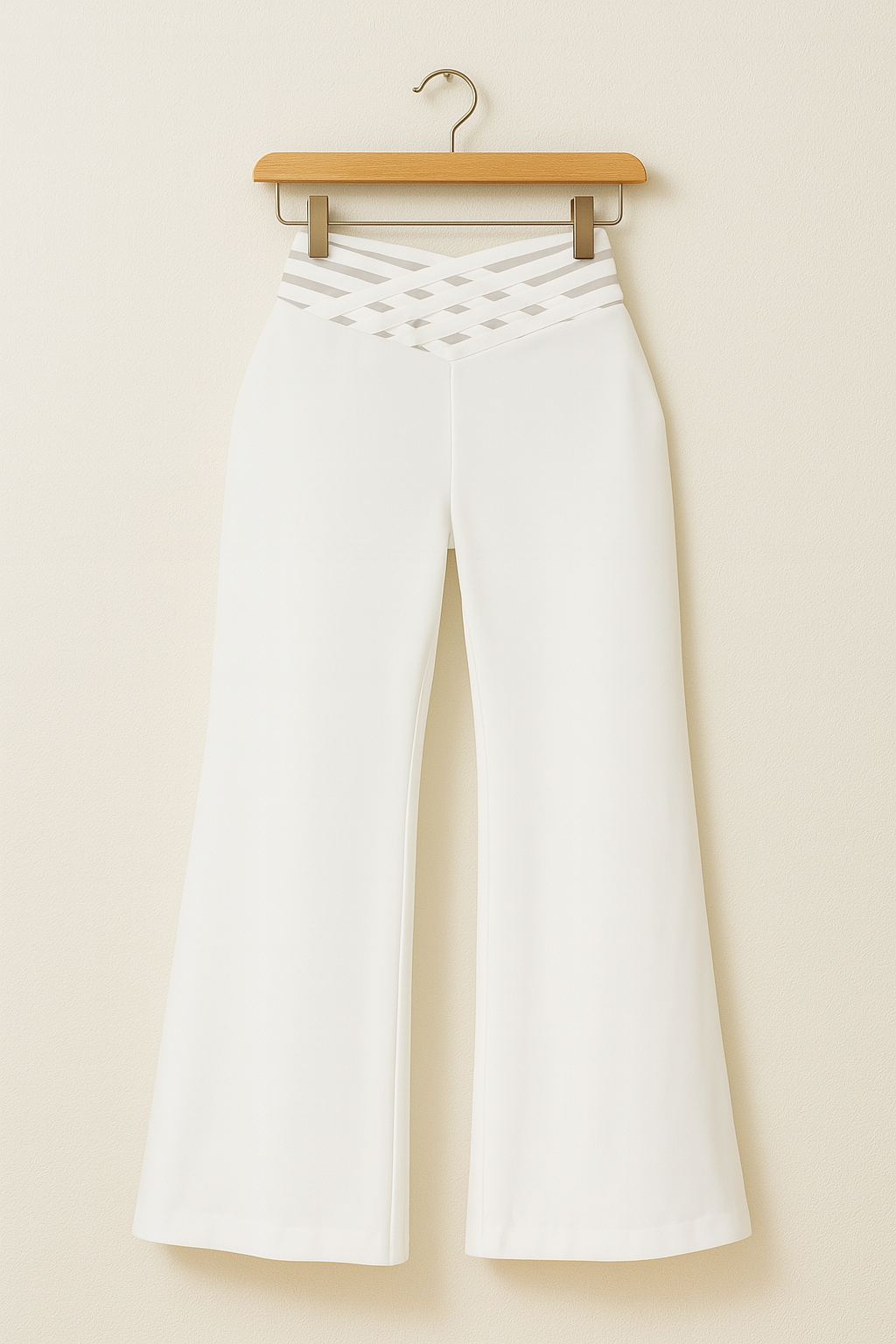 Pantalón acampanado Beatrix con cintura alta
