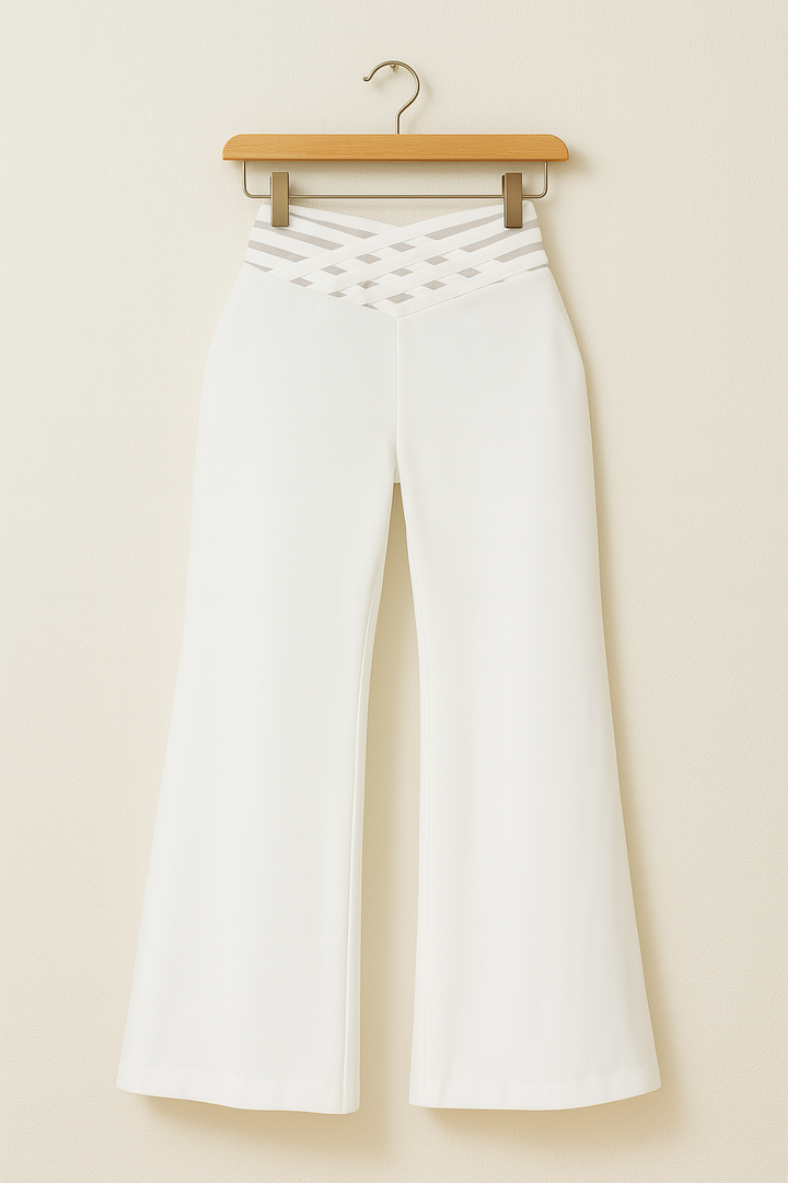 Pantalón acampanado Beatrix con cintura alta